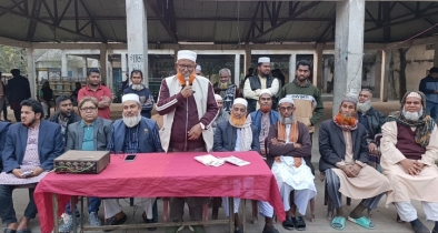 শিবগঞ্জের বিহারহাটে দাঁড়িপাল্লা মার্কার উঠান বৈঠক অনুষ্ঠিত